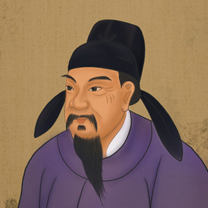 韦应物的头像_美集古诗文网